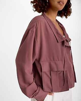 Adjustable Tie Utility Shacket