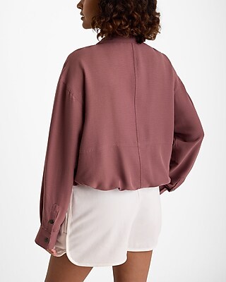 Adjustable Tie Utility Shacket