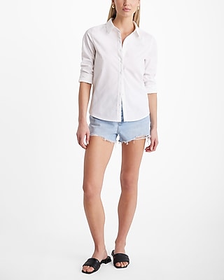 CLEAN PORTO SHIRT ESSENTIAL SHIRTING 9711264:TRUE WHITE:XS