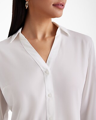 Slim V-Neck Portofino Shirt
