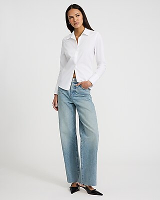 Stretch Cotton Poplin Essential Shirt