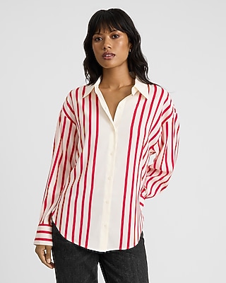 Striped Boyfriend Portofino Shirt