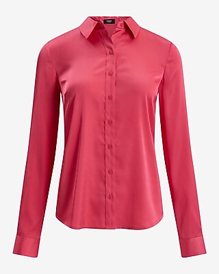 Satin Relaxed Portofino Shirt