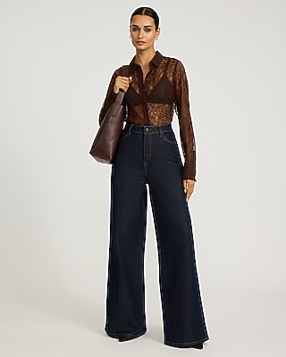 Sheer Lace Essential Shirt