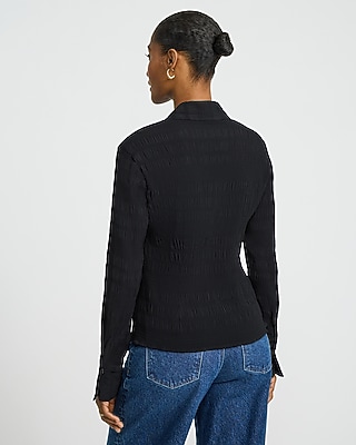 Textured Fitted Essential Shirt