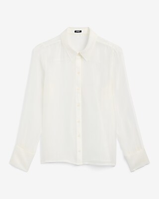 Sheer Crepe Portofino Shirt