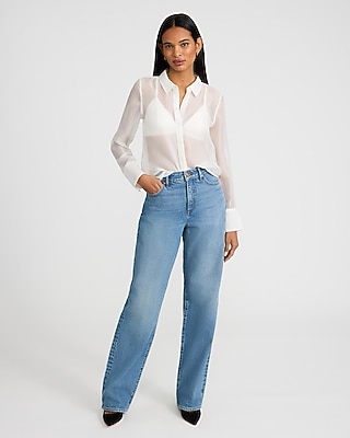 Sheer Crepe Portofino Shirt