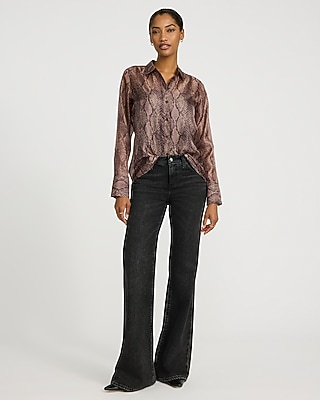 Sheer Crepe Portofino Shirt