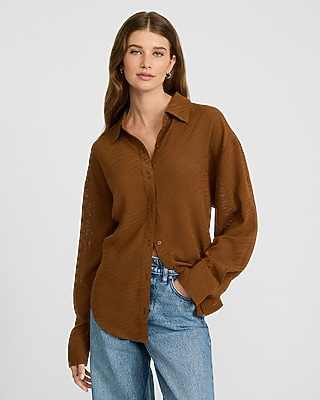 Zebra Burnout Boyfriend Shirt