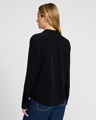 Twill Double Patch Pocket Utility Portofino Shirt