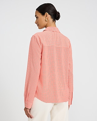 Geo Printed Portofino Shirt - image 4