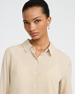 Geo Printed Portofino Shirt
