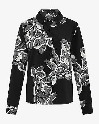 Floral Printed Portofino Shirt