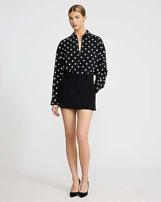 Polka Dot Oversized Shirt - image 3