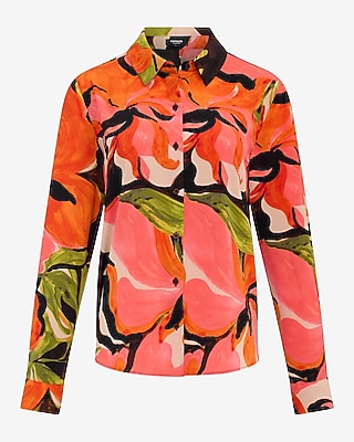 Floral Printed Portofino Shirt