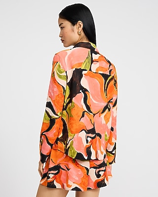 Floral Printed Portofino Shirt