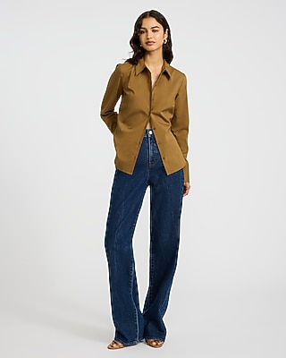 Stretch Cotton Essential Shirt