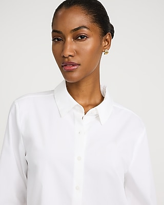 Stretch Cotton Poplin Portofino Shirt