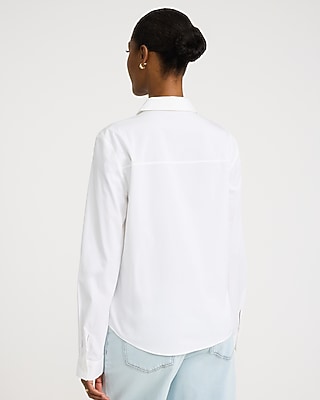 Stretch Cotton Poplin Portofino Shirt