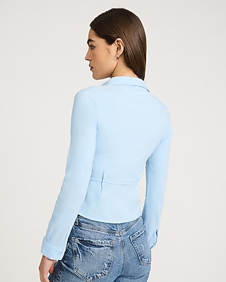 Long Sleeve Tie Waist Fitted Shirt - image 2