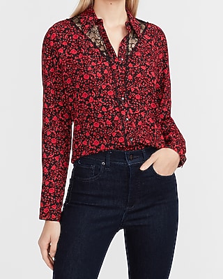 express floral portofino shirt
