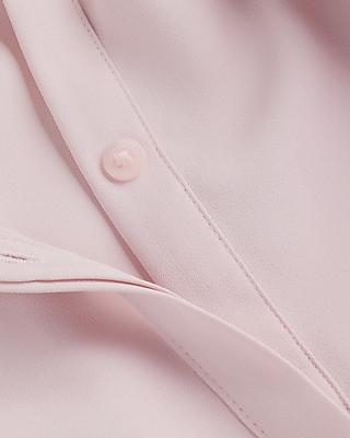 Relaxed Ruffle Neck Portofino Shirt