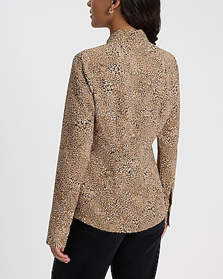 Relaxed Leopard Portofino Shirt