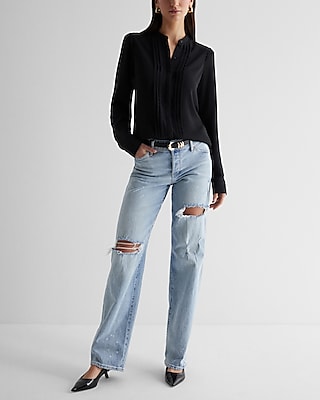 Relaxed Pleated Portofino Shirt