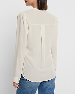 Relaxed Pleated Portofino Shirt