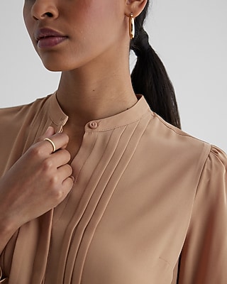 Relaxed Pleated Portofino Shirt
