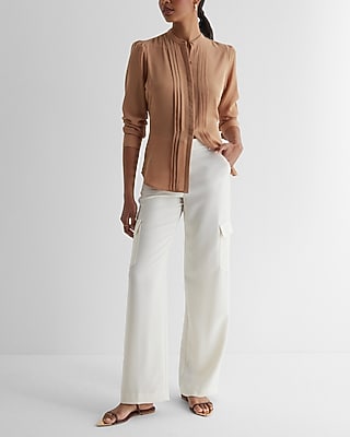 Relaxed Pleated Portofino Shirt