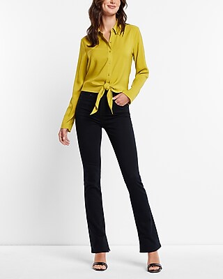 Tie Front Relaxed Portofino Shirt