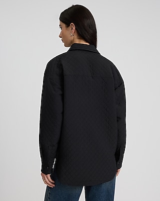 Diamond Quilted Boyfriend Portofino Shirt