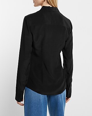 Silk Slim Portofino Shirt