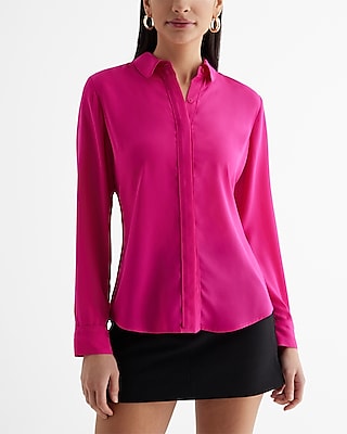 Women's Pink Dress Tops & Blouses - Express