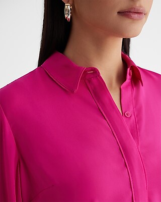 pink blouses for work