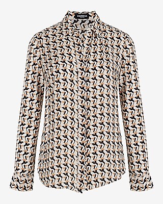 Printed Portofino Shirt | Express