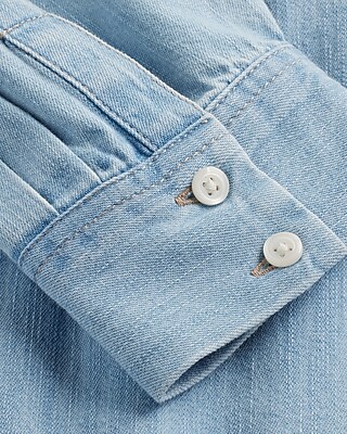Denim Boyfriend Portofino Shirt | Express