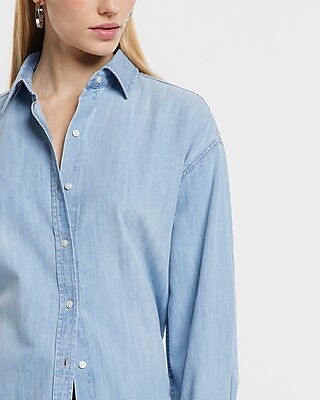 シャツ/ブラウス(長袖/七分) willfully over boyfriend denim shirt WT_001HM-0007_GLO_CM_DA?$