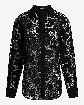 Lace Boyfriend Portofino Shirt