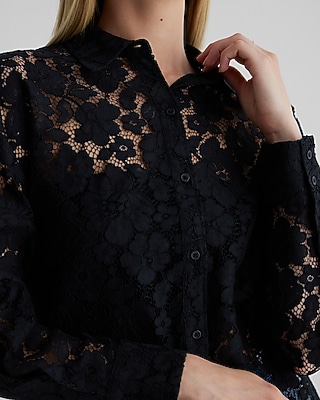 Lace Boyfriend Portofino Shirt