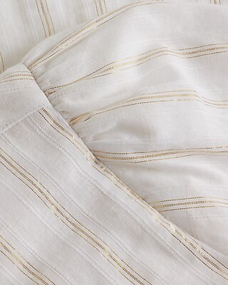 Relaxed Metallic Half Sleeve Portofino Shirt