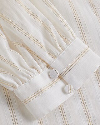 Relaxed Metallic Half Sleeve Portofino Shirt