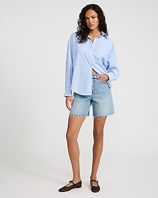 Striped Boyfriend Portofino Shirt