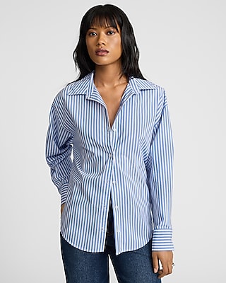 Striped Boyfriend Portofino Shirt