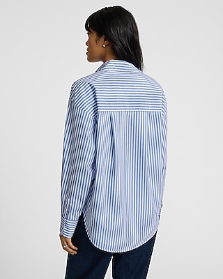 Striped Boyfriend Portofino Shirt