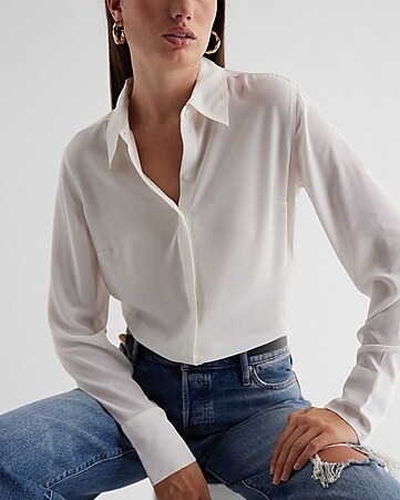 Women's Fashion V Neck J Acquard Soild Long Sleeve Shirt Women at   Women’s Clothing store