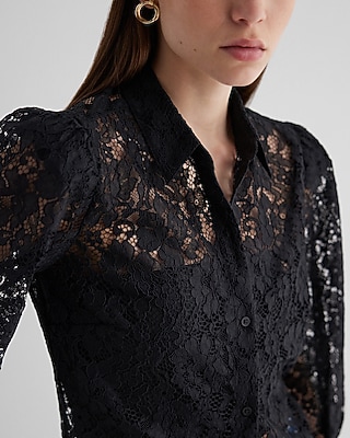 PRETTY PORTO BLACK LACE 9710048:PITCH BLACK:M