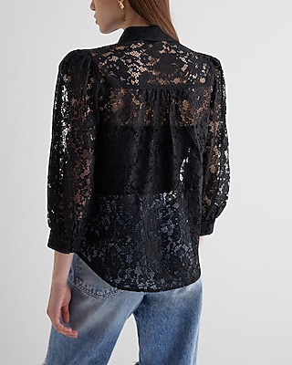 PRETTY PORTO BLACK LACE 9710048:PITCH BLACK:M