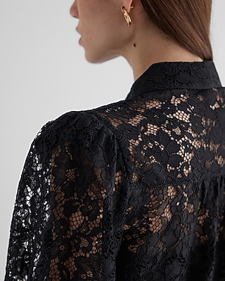PRETTY PORTO BLACK LACE 9710048:PITCH BLACK:M